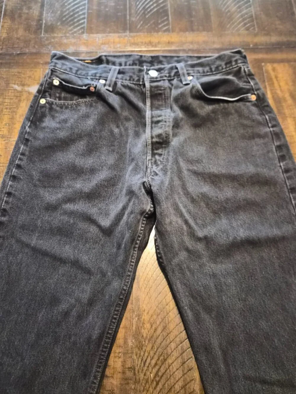 VTG Levis Jeans Mens 34X32 Fits 32x32 501XX Shrink To Fit Fade Made in USA G713
